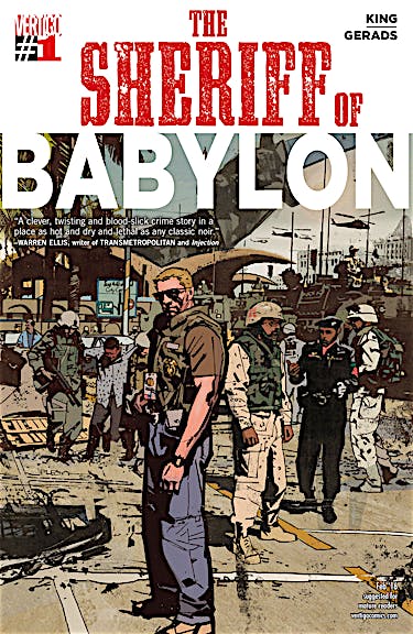 Sheriff of Babylon #1 preview images