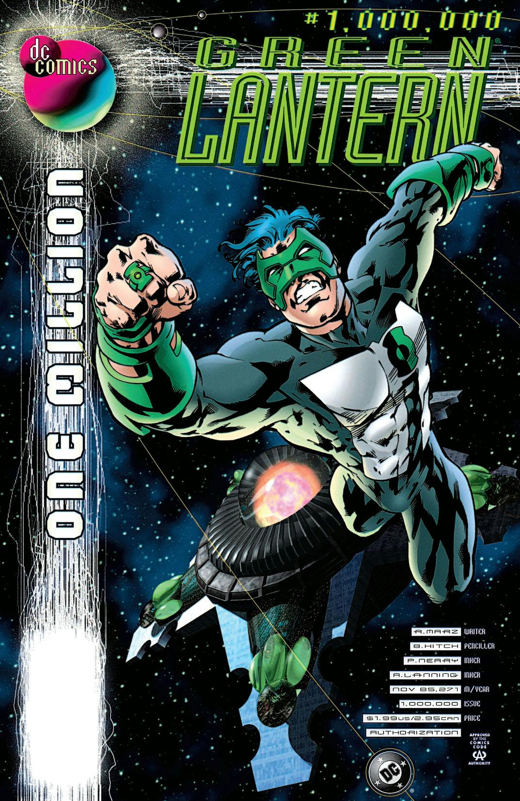 Green Lantern #1000000 preview images