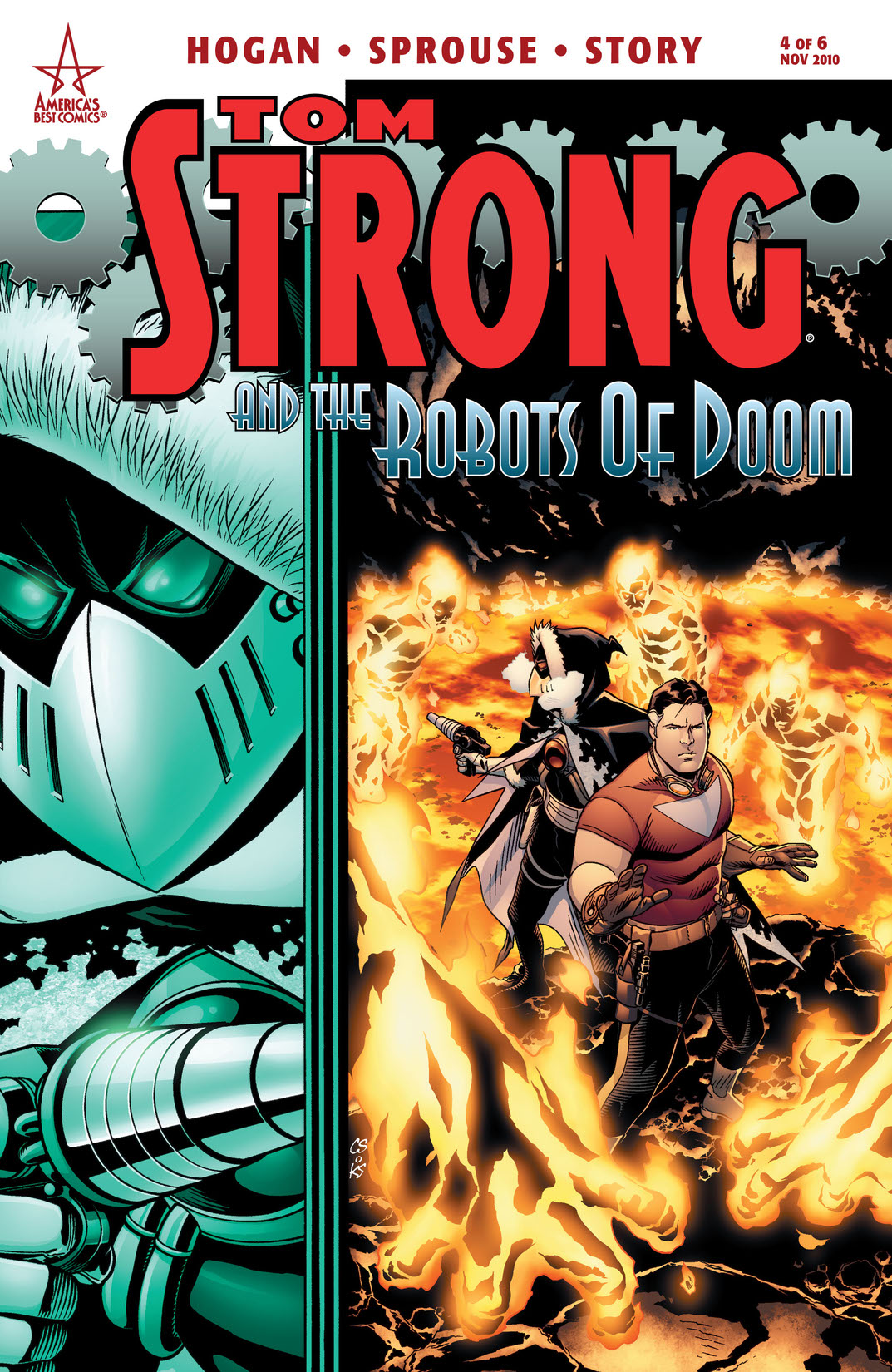 Tom Strong and the Robots of Doom! #4 preview images