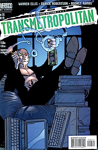 Transmetropolitan #26 preview images