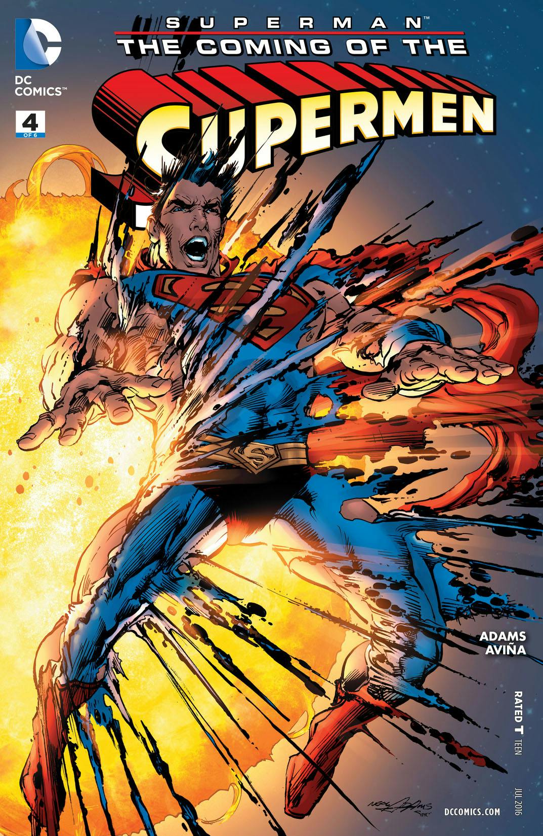 Superman: The Coming of the Supermen #4 preview images