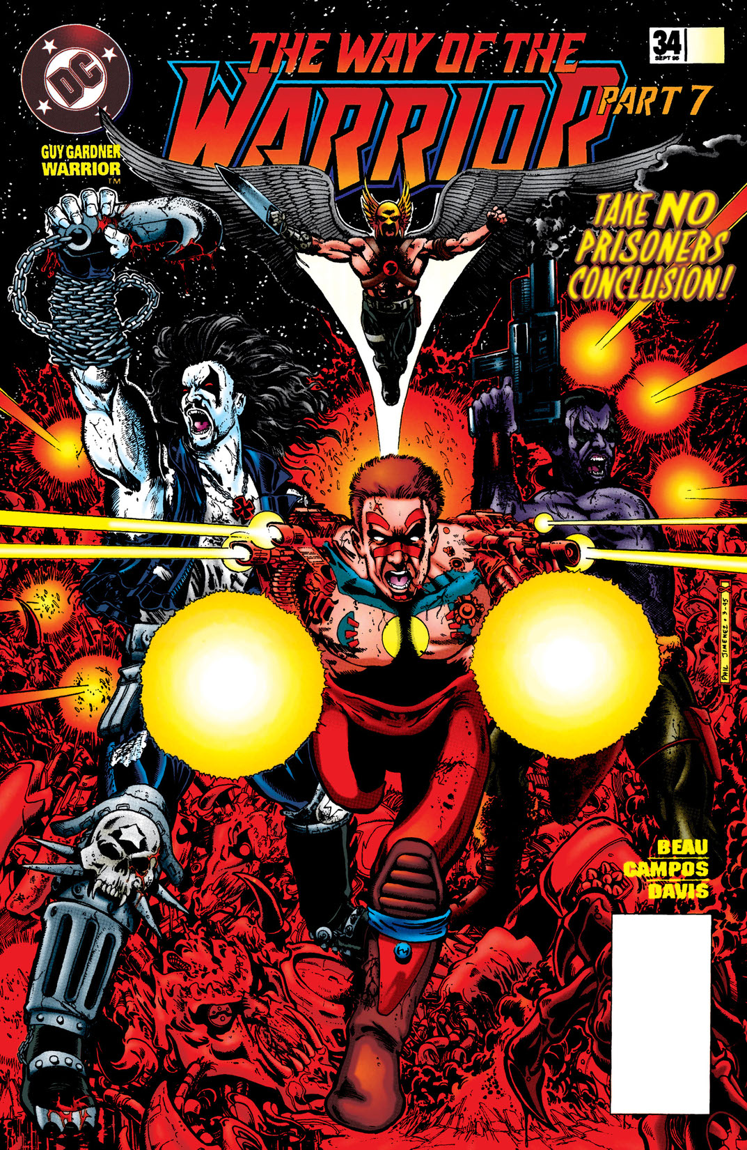 Guy Gardner: Warrior #34 preview images