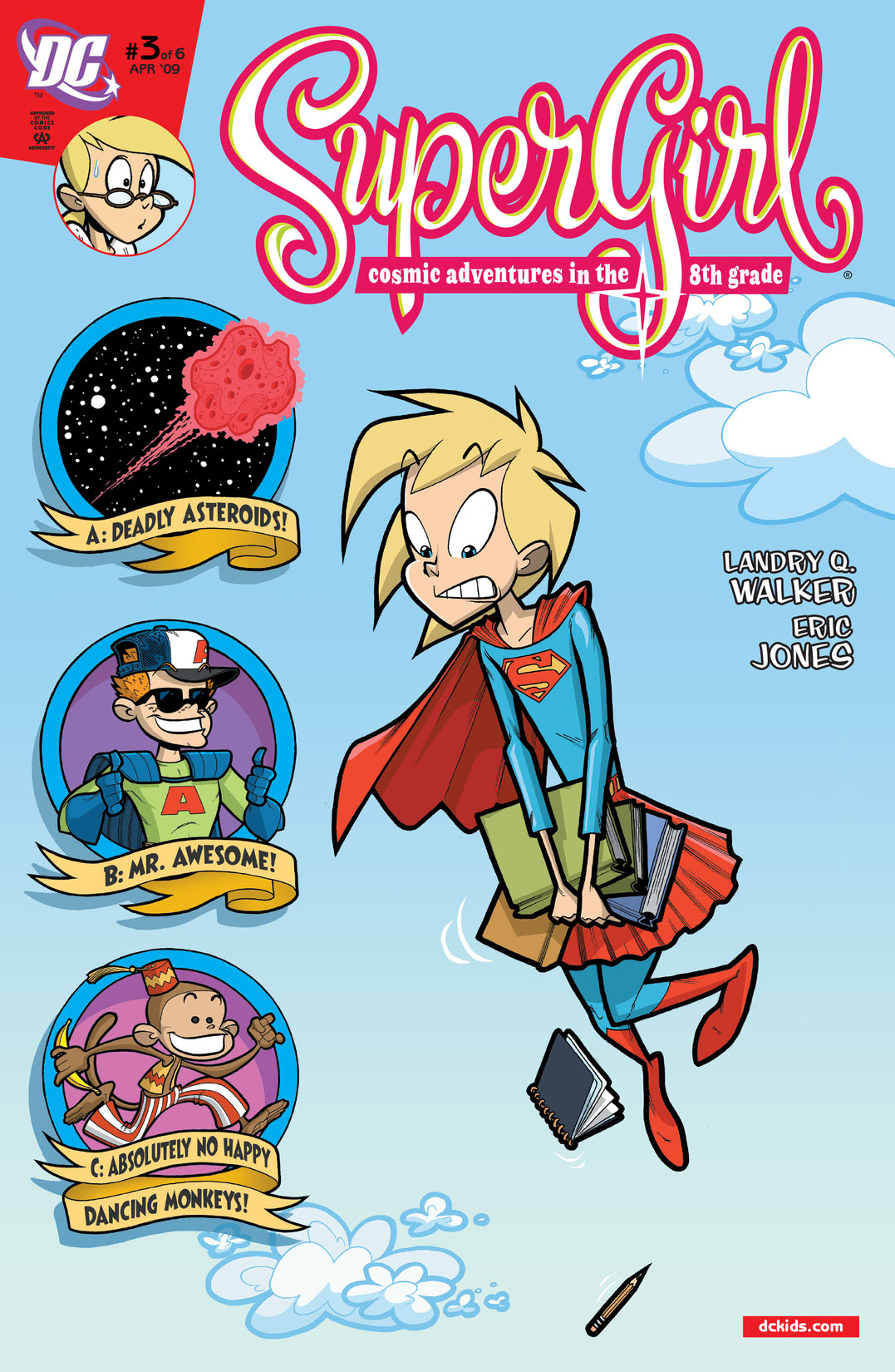 Supergirl: Cosmic Adventures in the 8th Grade #3 preview images