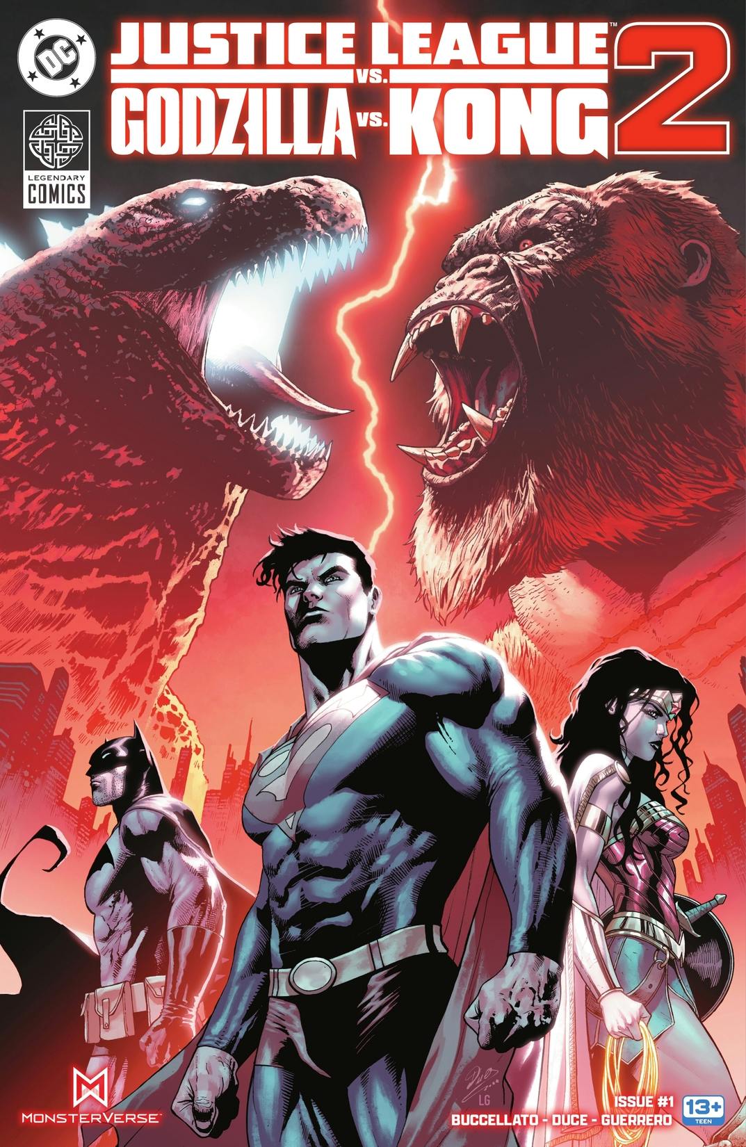 Justice League vs. Godzilla vs. Kong 2 #1 preview images