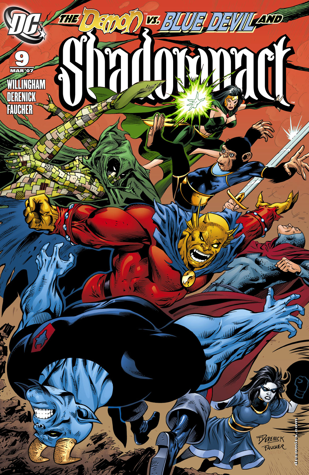 Shadowpact #9 preview images