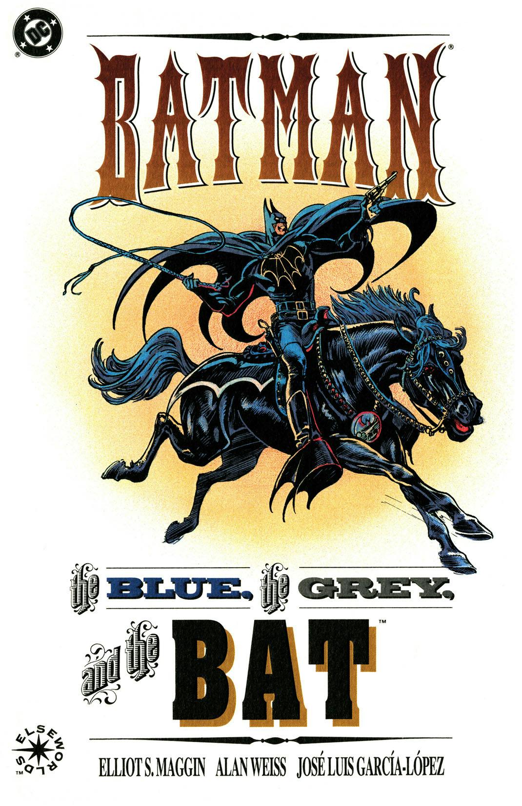 Batman the blue the grey and the bat