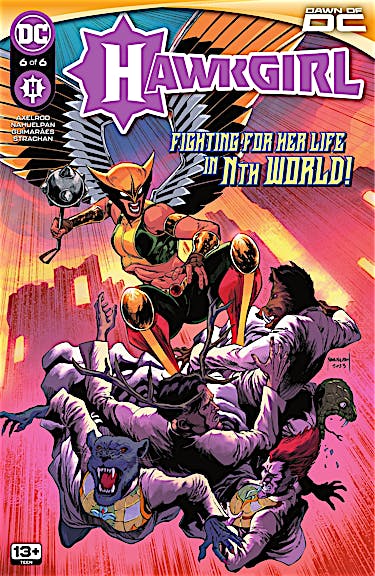 Hawkgirl #6 preview images