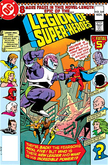 The Legion of Super-Heroes (1980-) #269 preview images