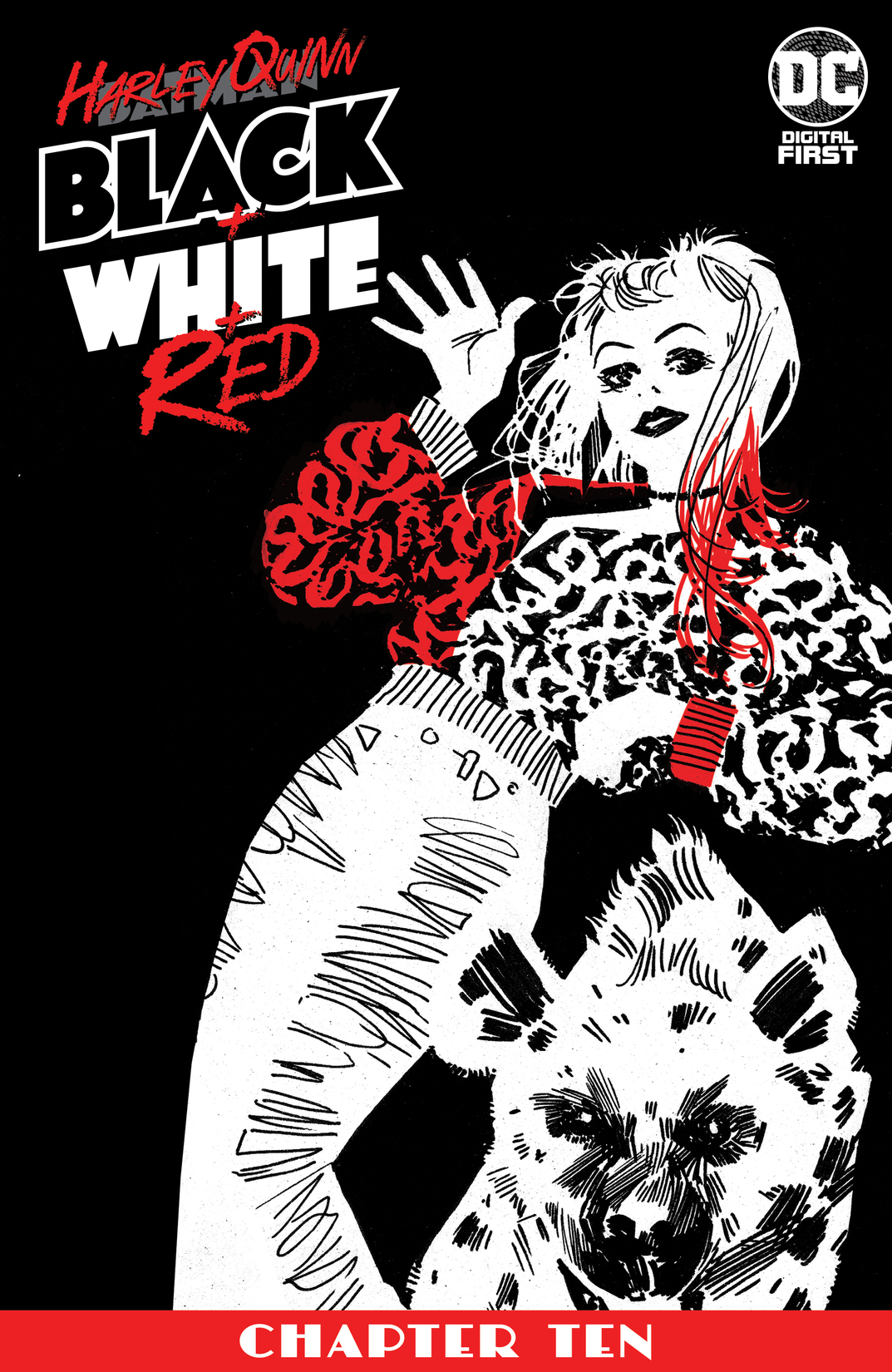 Harley Quinn Black + White + Red #10 preview images