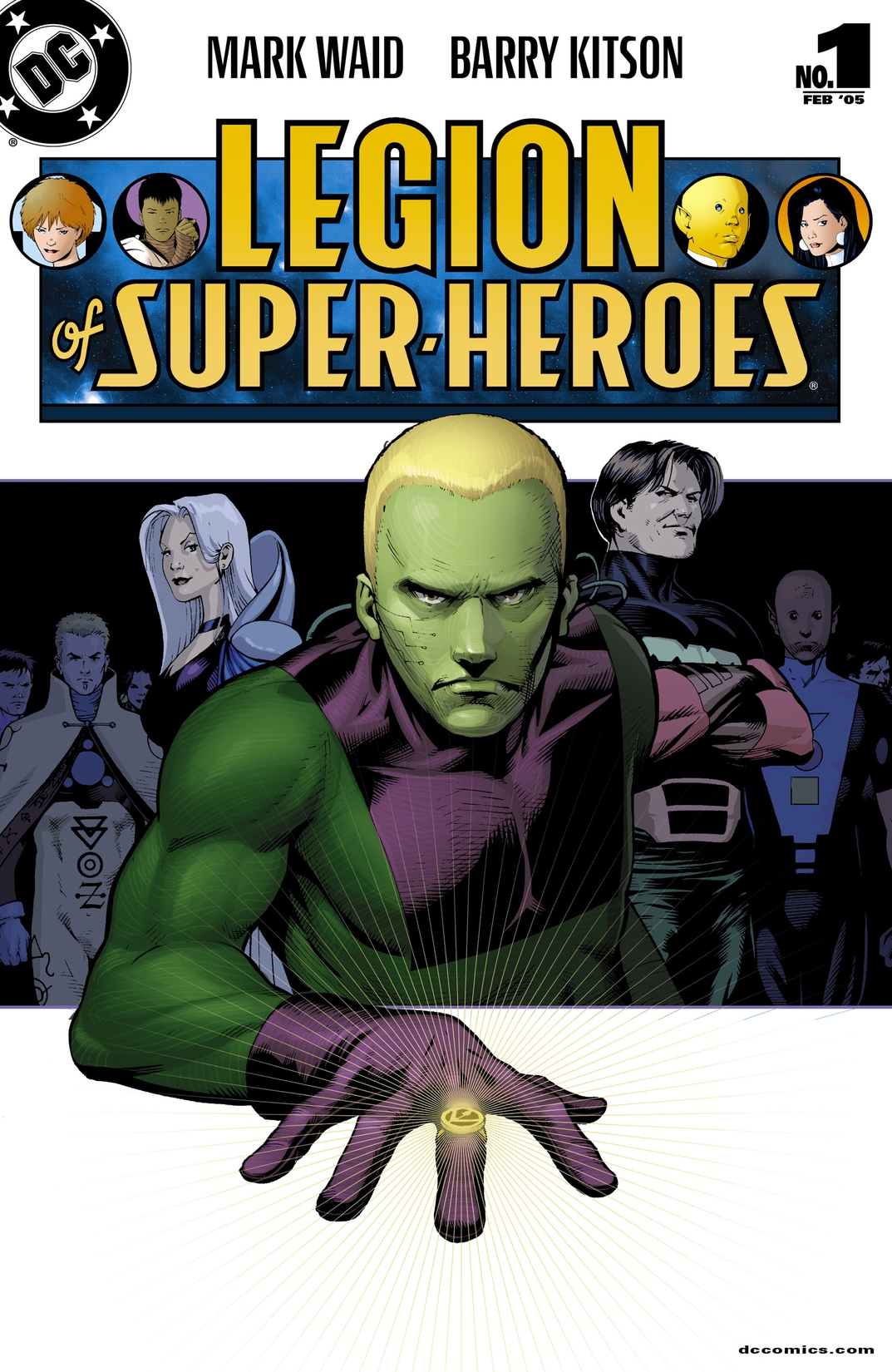 Legion of Super Heroes (2004-) #1 preview images