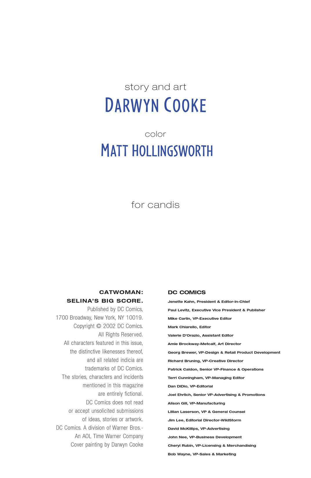 Catwoman: Selina's Big Score series preview2