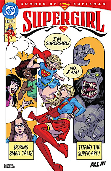 Supergirl #2 preview images