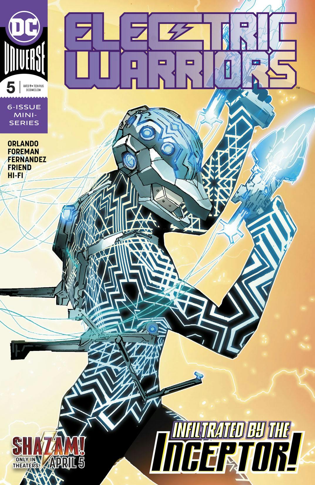 Electric Warriors #5 preview images