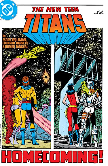 The New Teen Titans #18 preview images