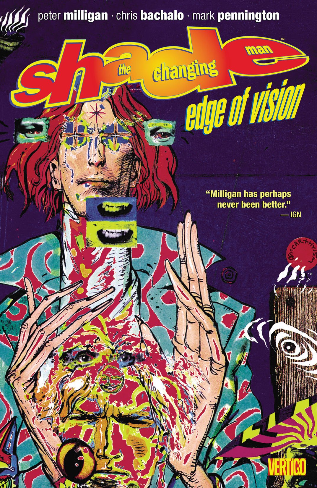 Shade, the Changing Man: Edge of Vision preview images