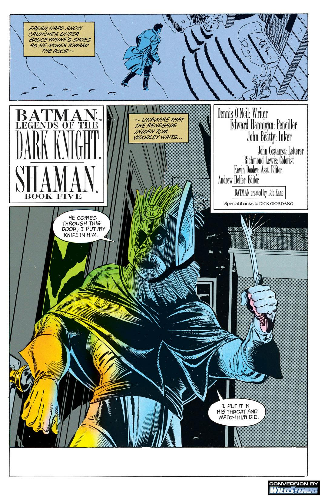 batman legends of the dark knight shaman