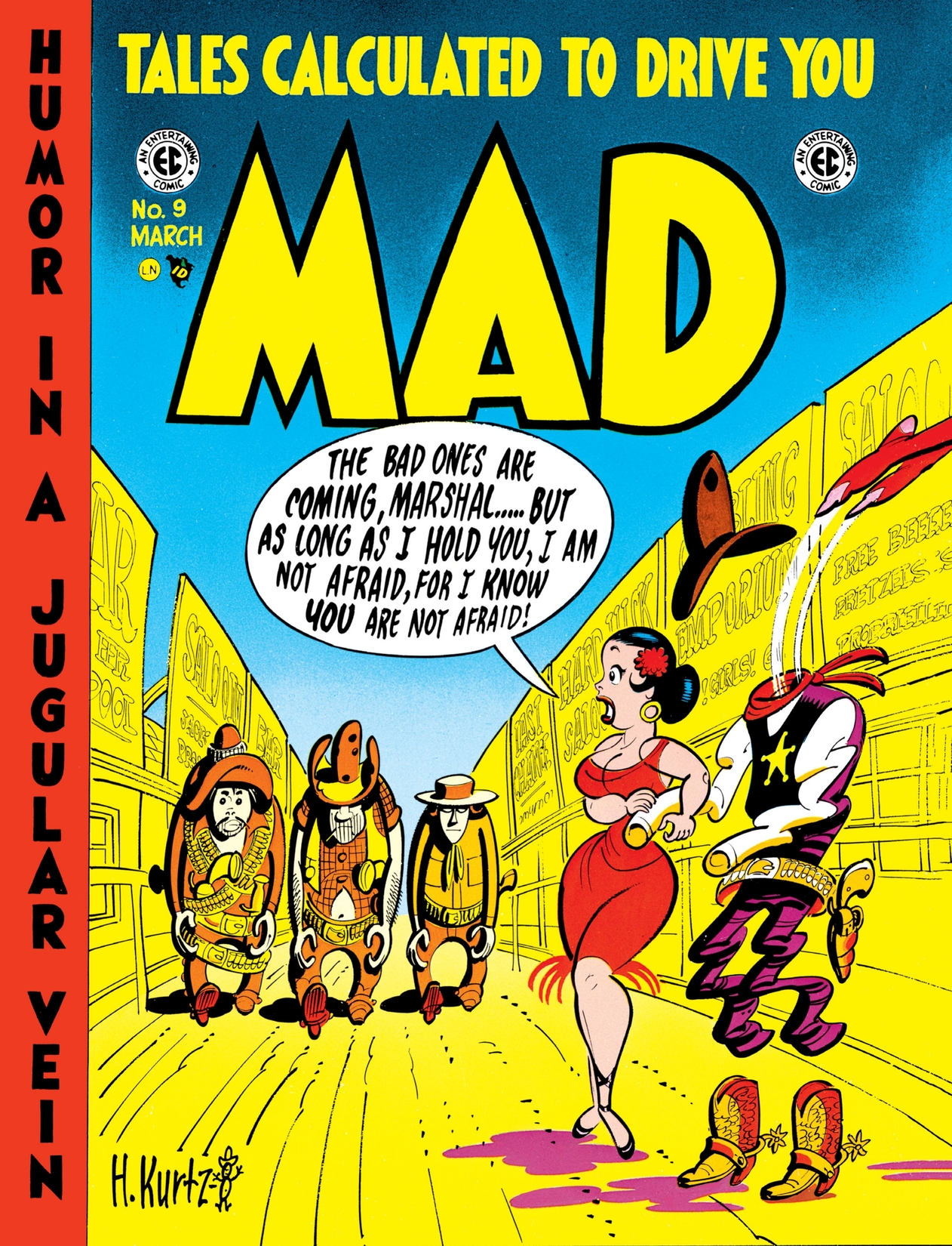 MAD Magazine #9 preview images