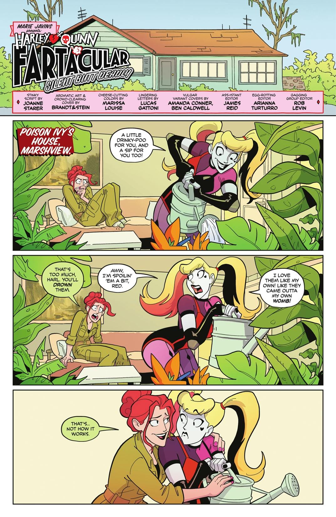 Harley Quinn Fartacular: Silent Butt Deadly series preview2