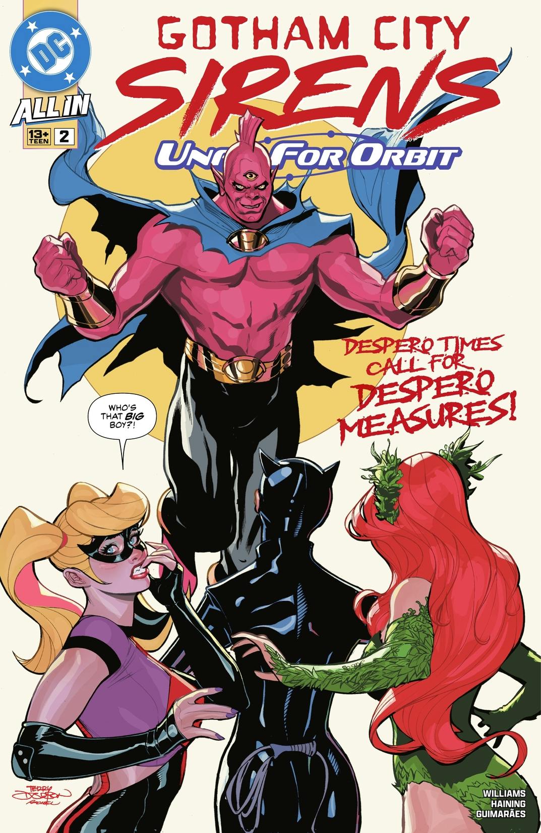 Gotham City Sirens: Unfit For Orbit #2