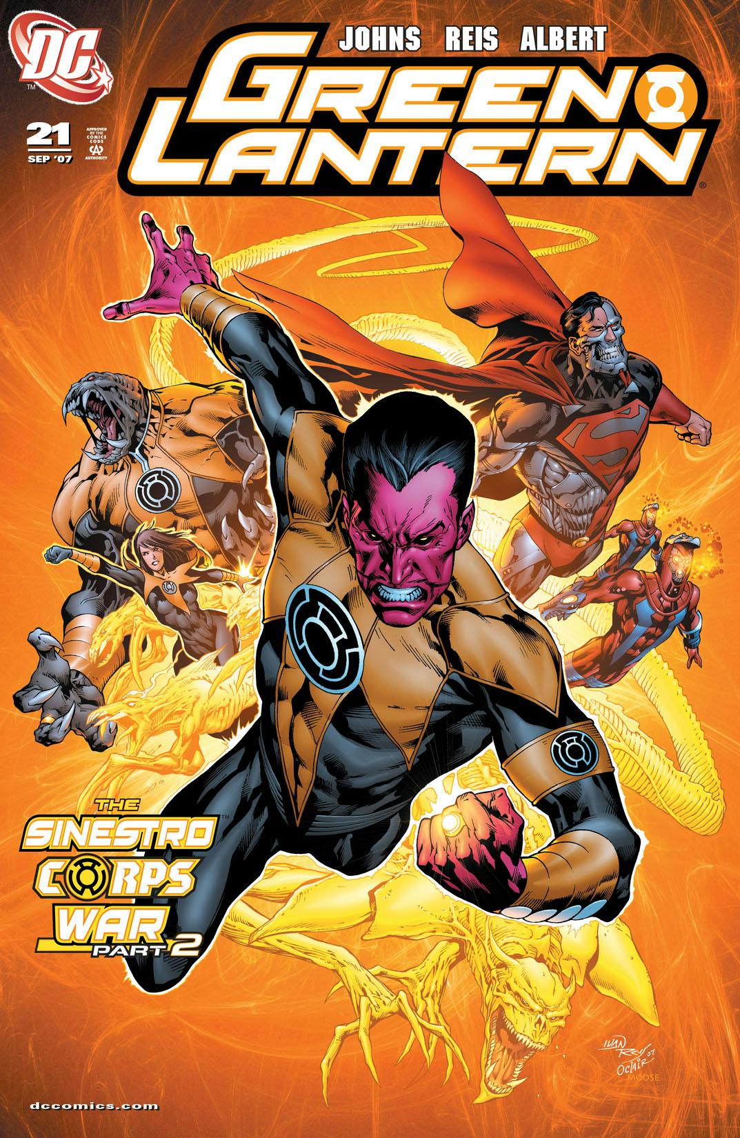 Green Lantern (2007-) #21 preview images