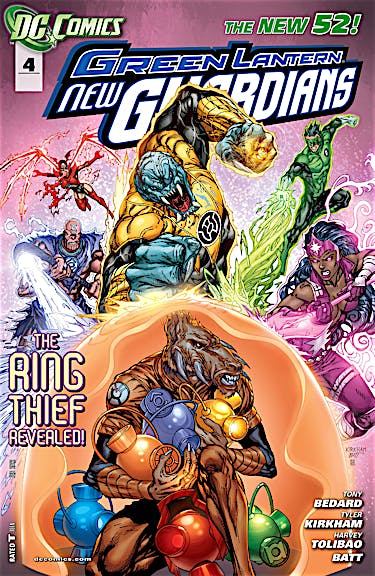 Green Lantern: New Guardians #4 preview images
