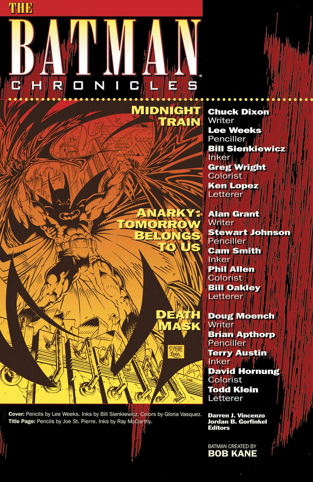 The Batman Chronicles series preview1