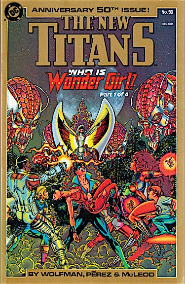 The New Titans #50 preview images