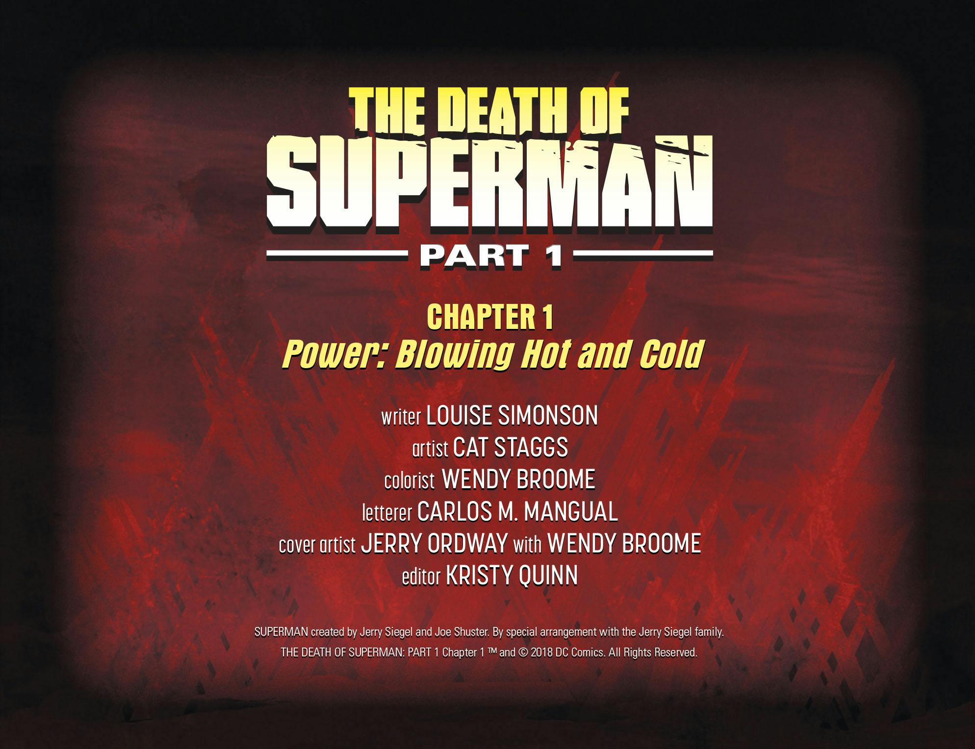 Death of Superman, Part 1 series preview1