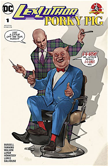 Lex Luthor/Porky Pig #1 preview images