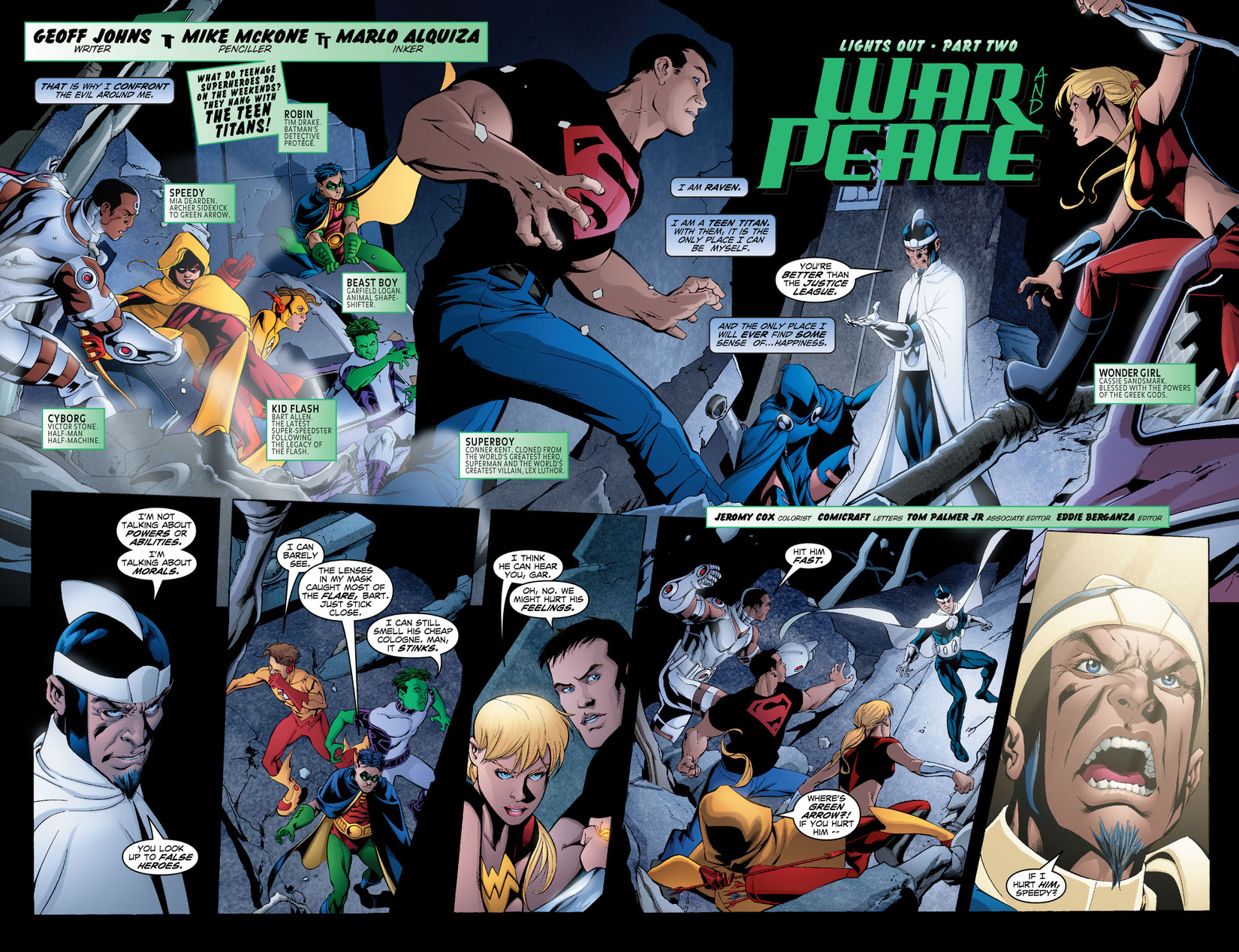 Teen Titans #22 May 2005 DC Comics Johns McKone Alquiza