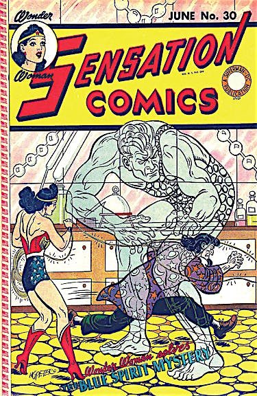 Sensation Comics #30 preview images