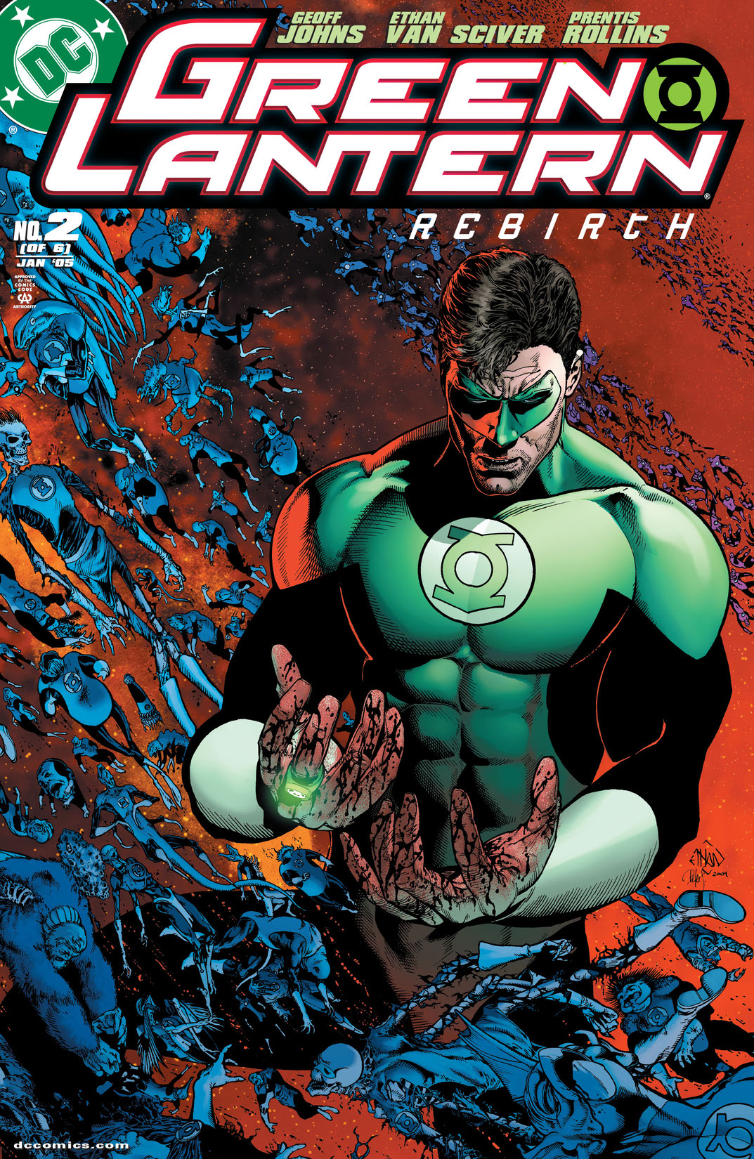 Green Lantern: Rebirth #2 preview images