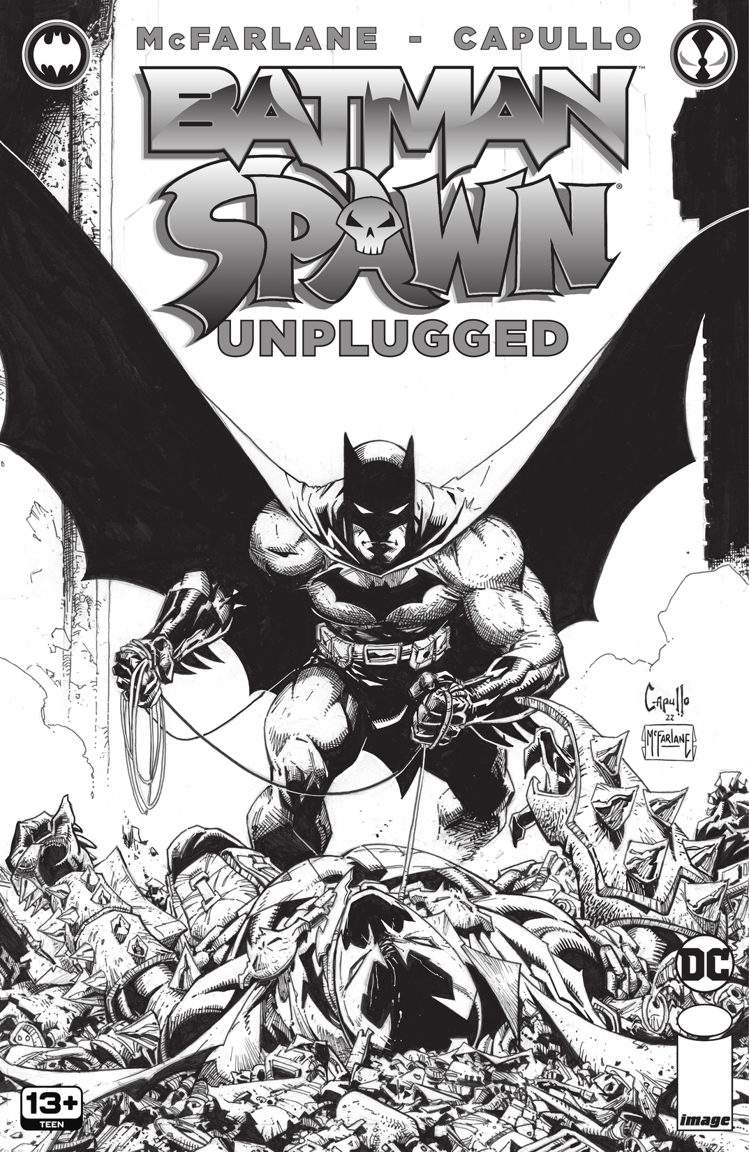 Batman/Spawn: Unplugged #1 preview images