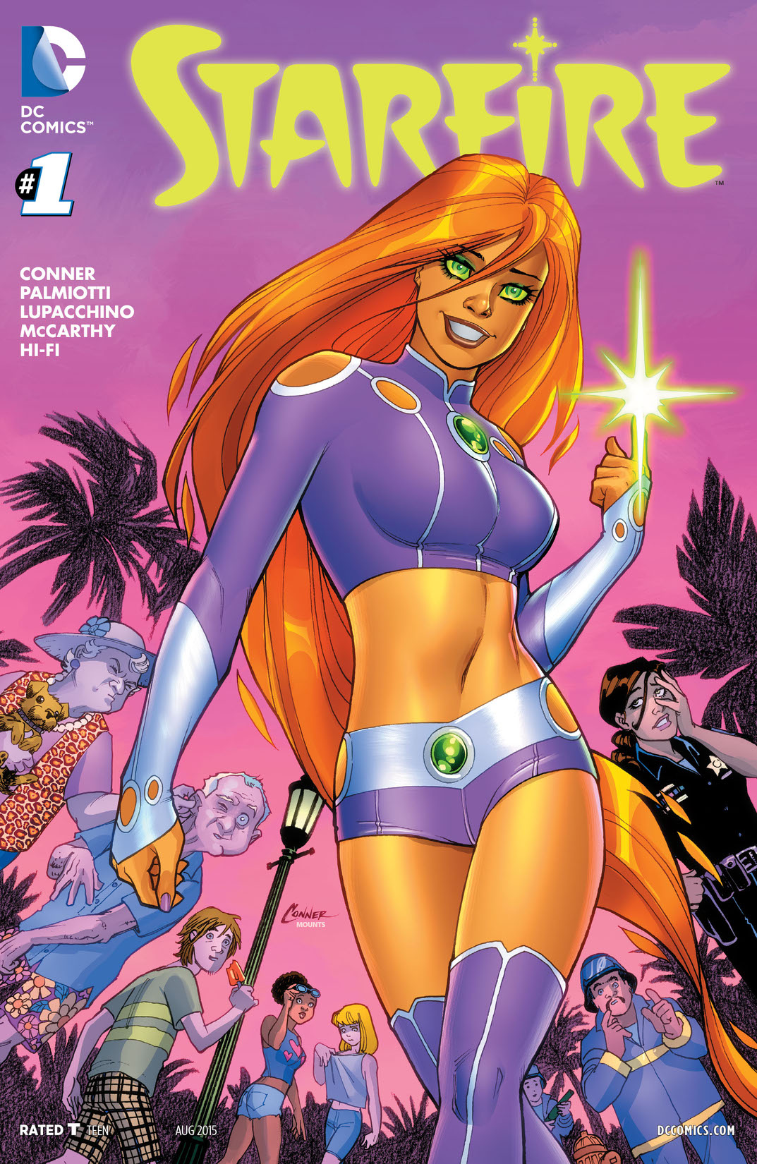 Starfire #1 preview images