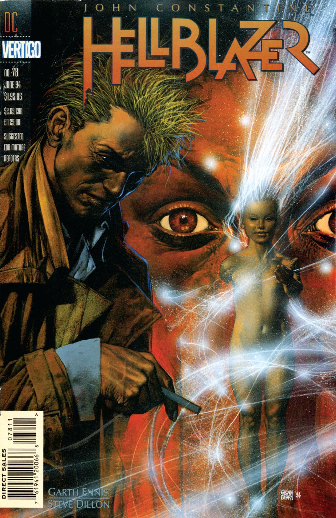 Hellblazer #78 preview images