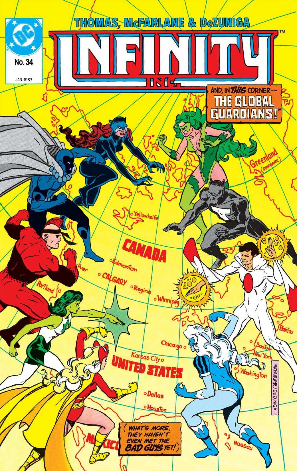 Infinity, Inc. (1984-) #34 preview images