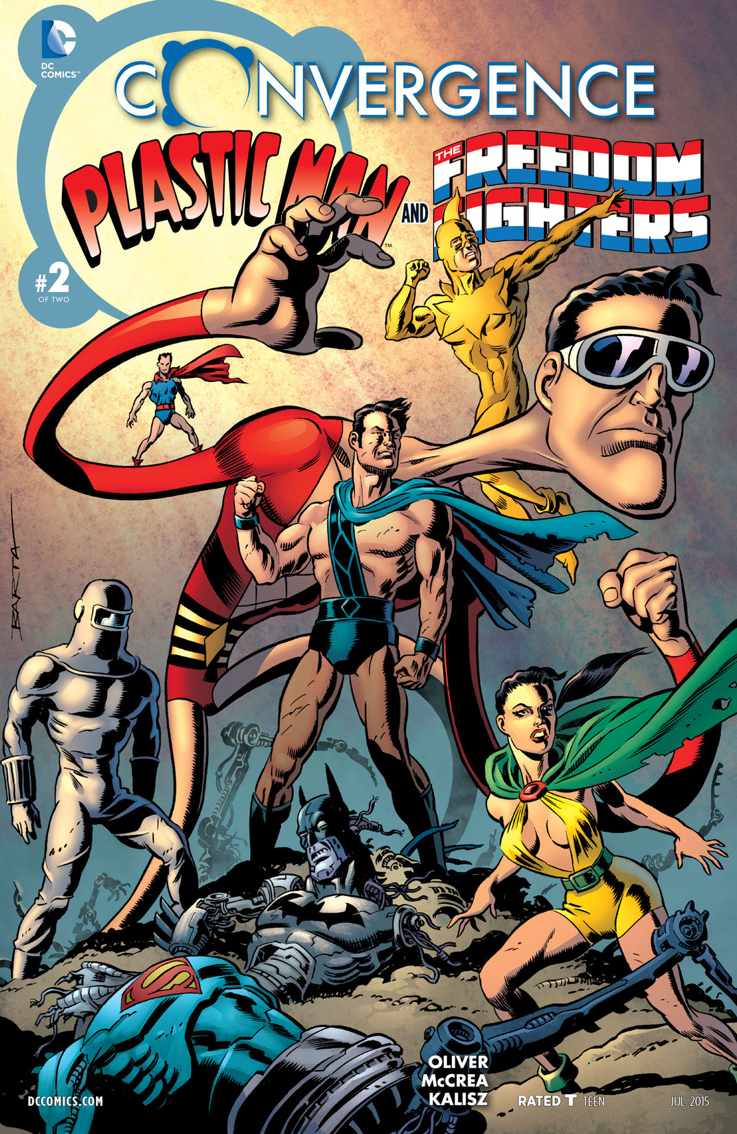 Convergence: Plastic Man and the Freedom Fighters #2 preview images