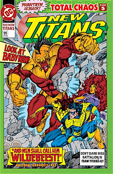 The New Titans #91 preview images