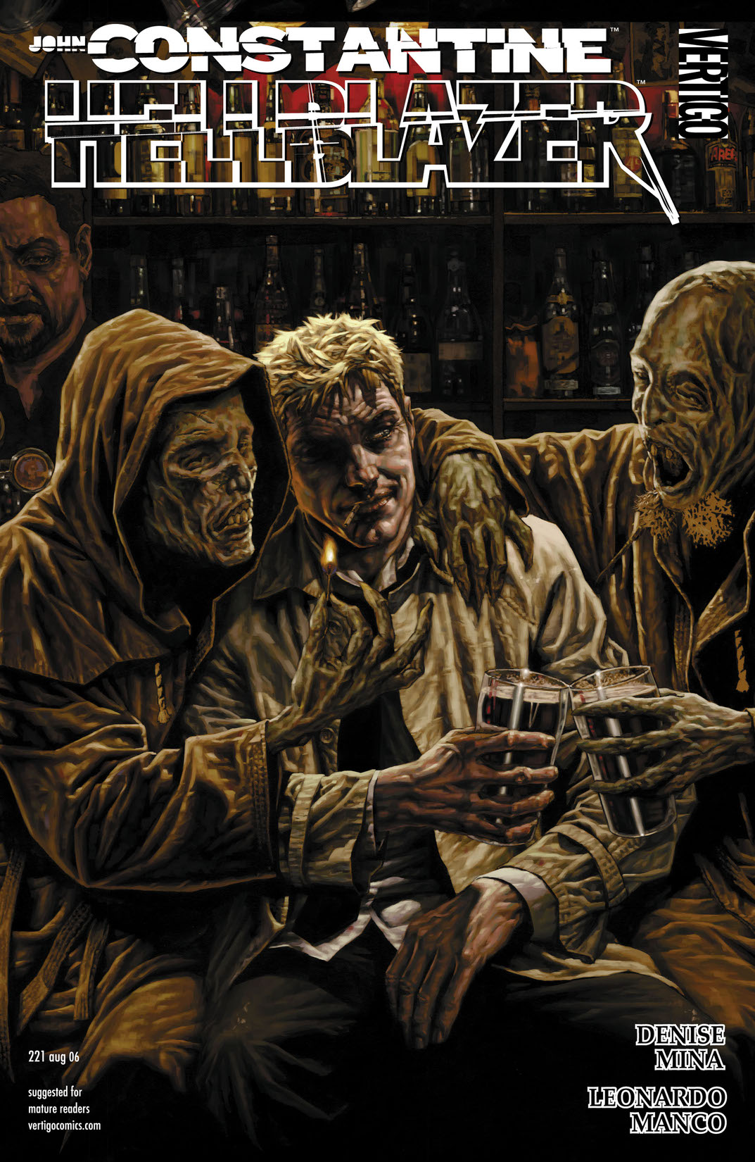 Hellblazer #221 preview images