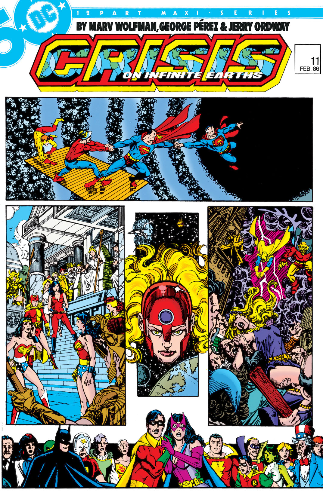 Crisis on Infinite Earths #11 preview images