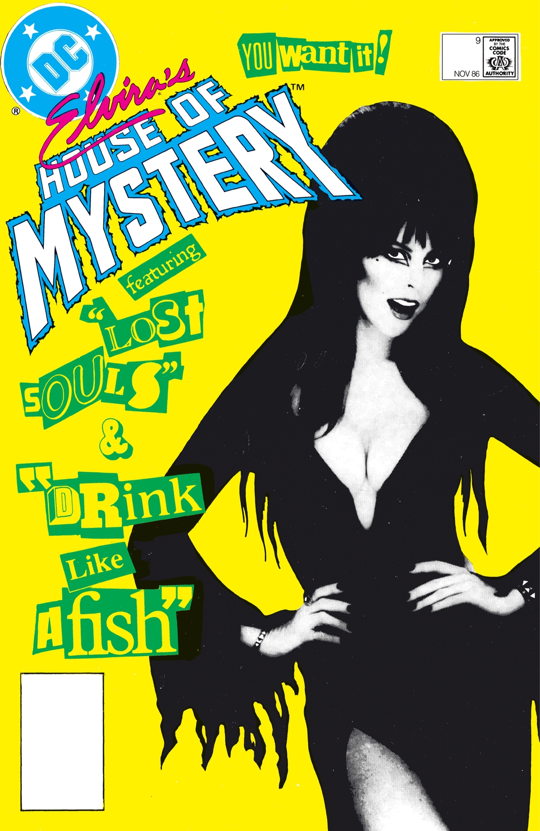 Elvira's House of Mystery #9 preview images
