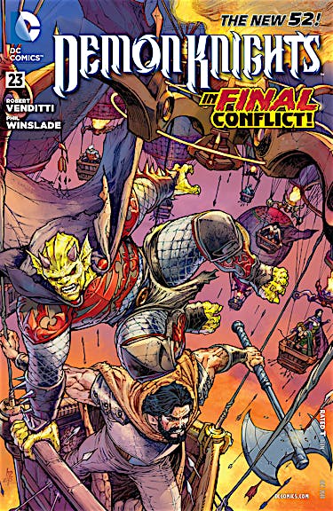 Demon Knights #23 preview images