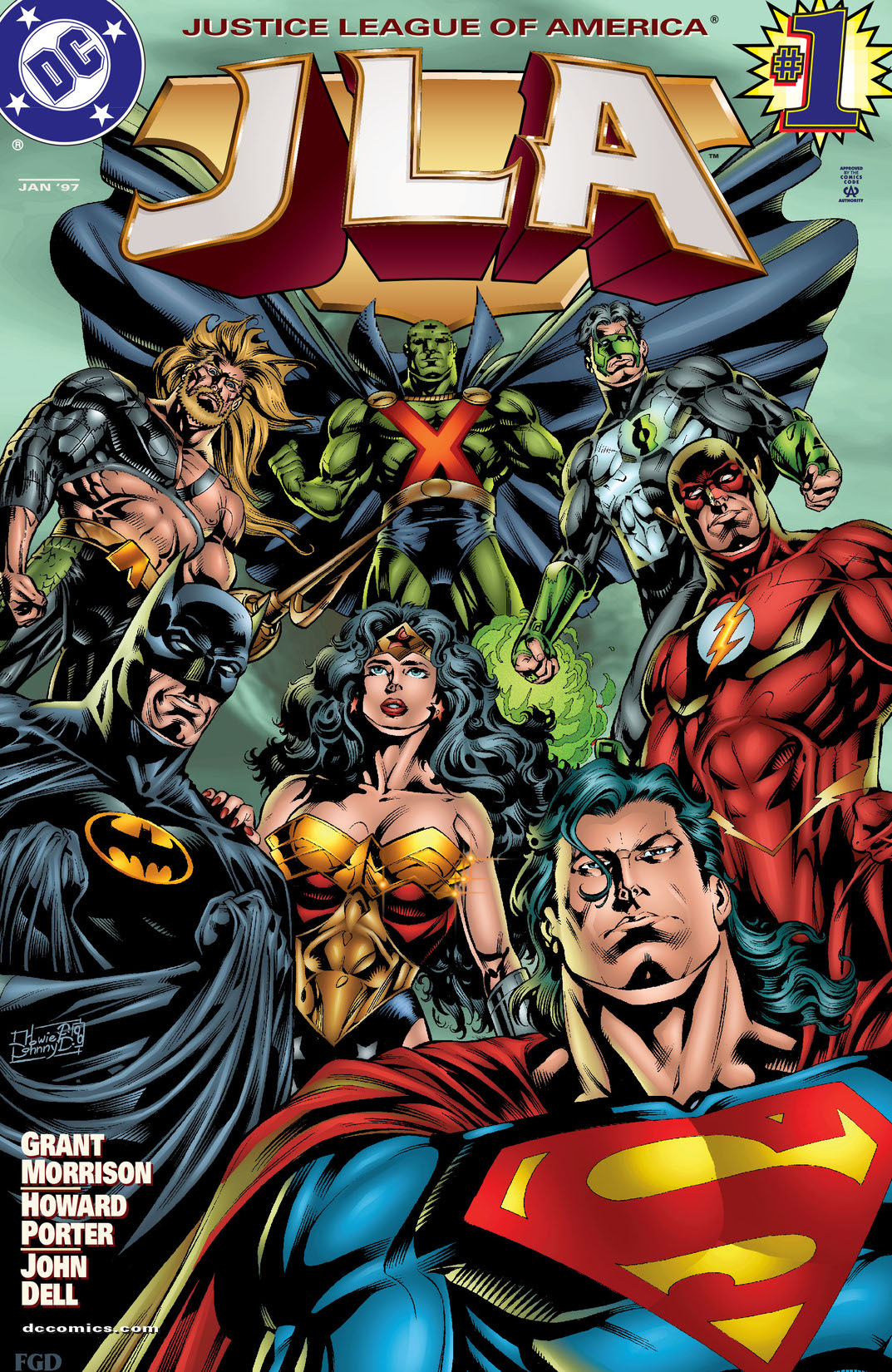 JLA #1 preview images