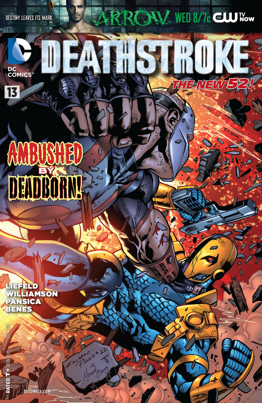 Deathstroke (2011-) #13 preview images