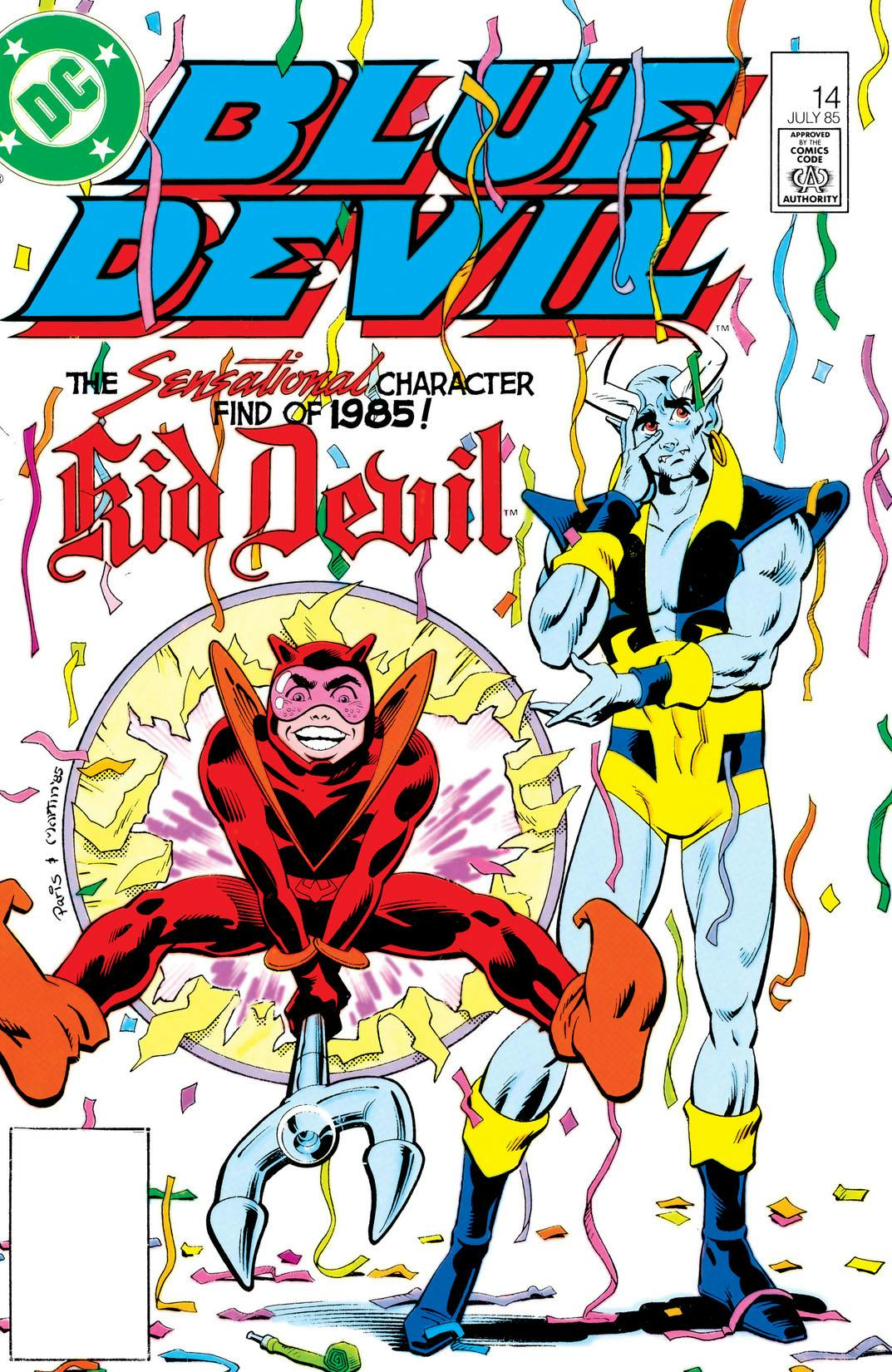 <b>Blue</b> <b>Devil</b> #14 DC Comics Issue.