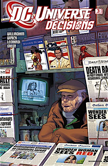 DC Universe: Decisions #3 preview images