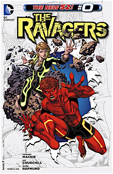 The Ravagers #0 preview images