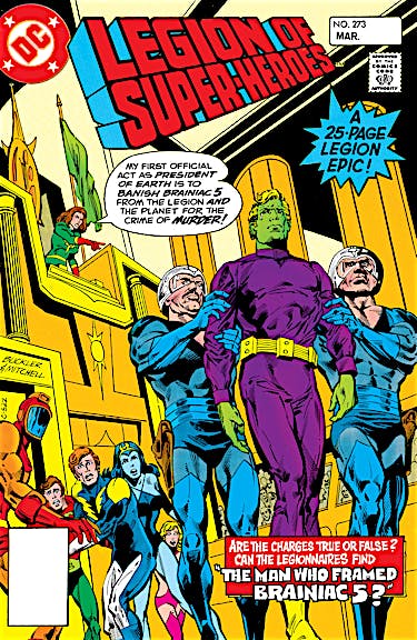 The Legion of Super-Heroes (1980-) #273 preview images