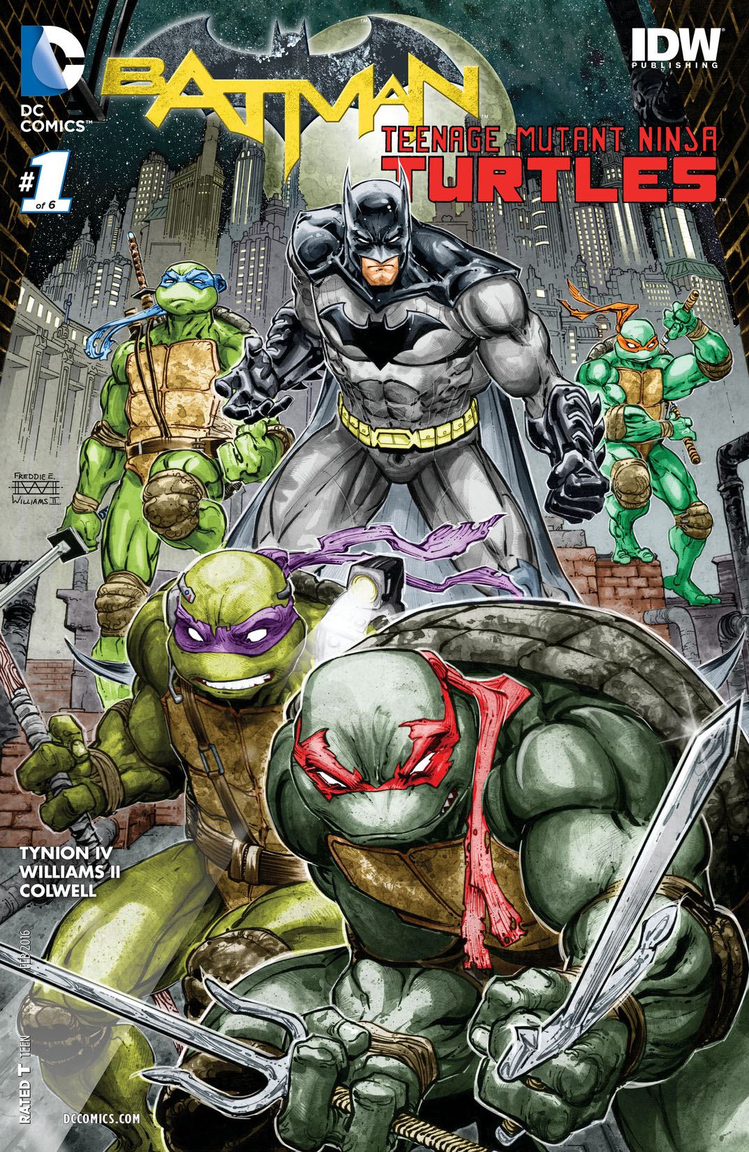 Batman/Teenage Mutant Ninja Turtles #1 preview images