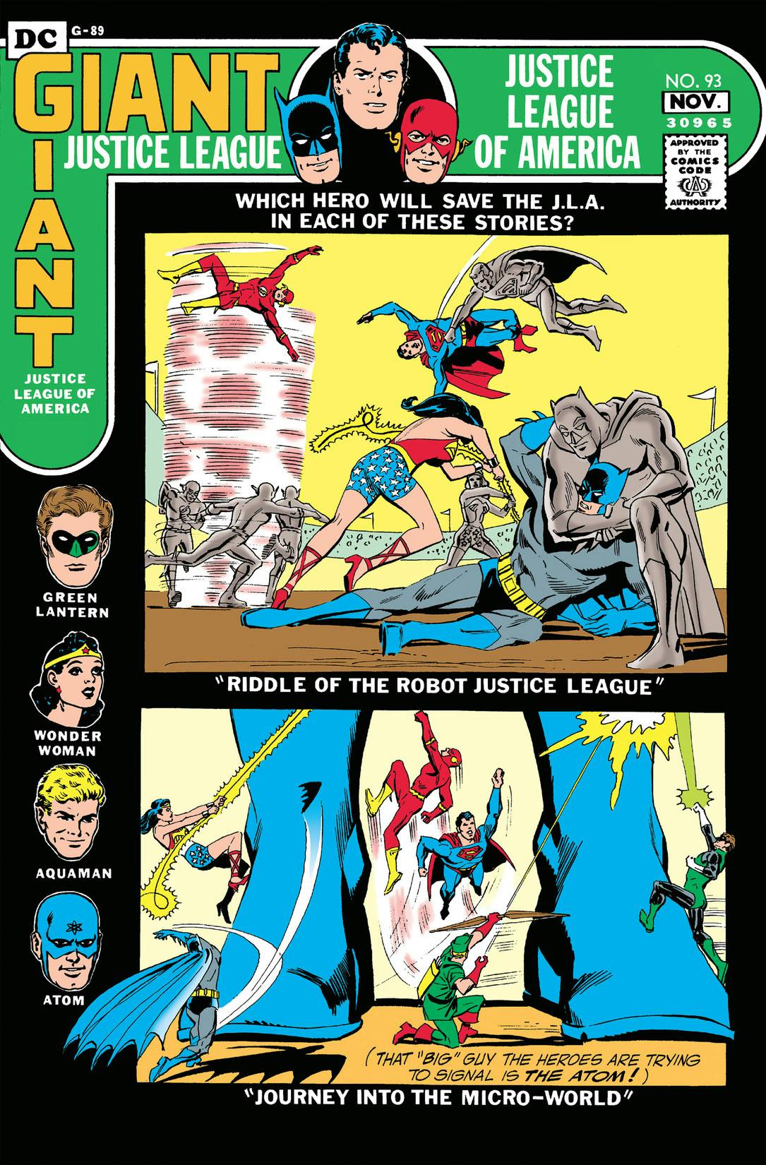 Justice League of America (1960-) #93 preview images